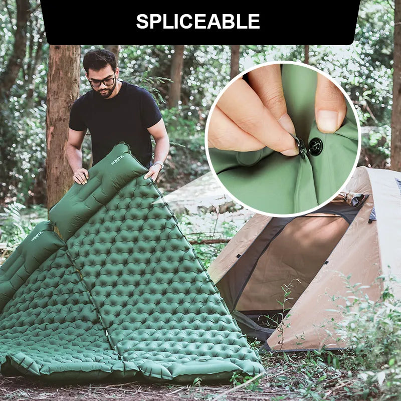 Outdoor Sleeping Pad Camping Inflatable Mattress