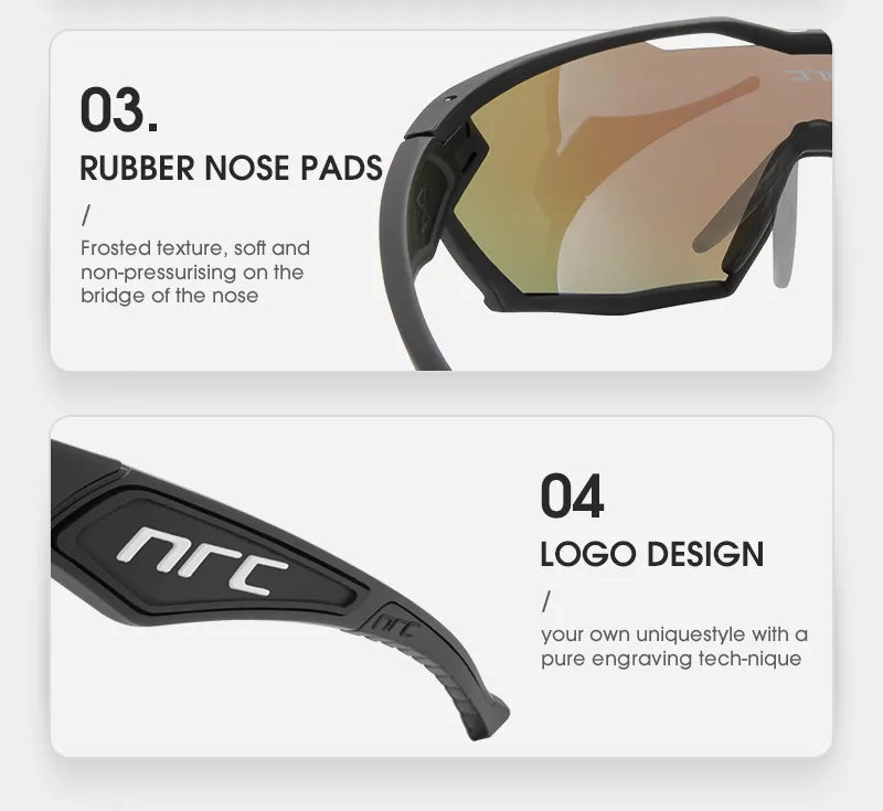 P-Ride Photochromic Cycling Glasses