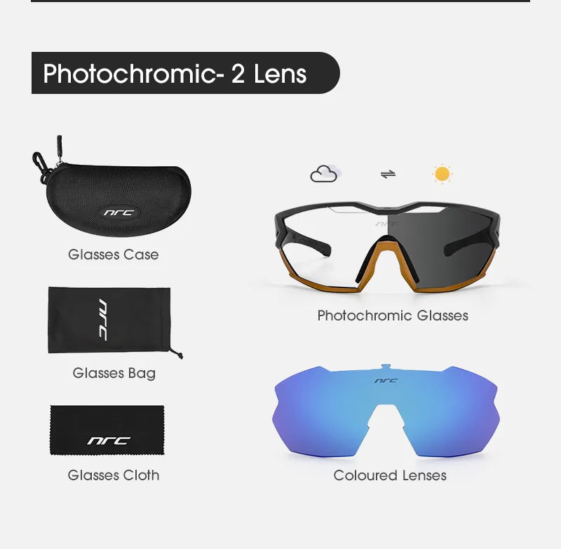 P-Ride Photochromic Cycling Glasses