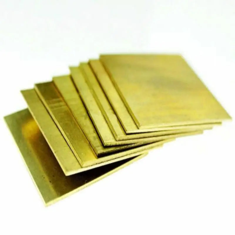 1pcs Brass Plate Customized Size Thickness