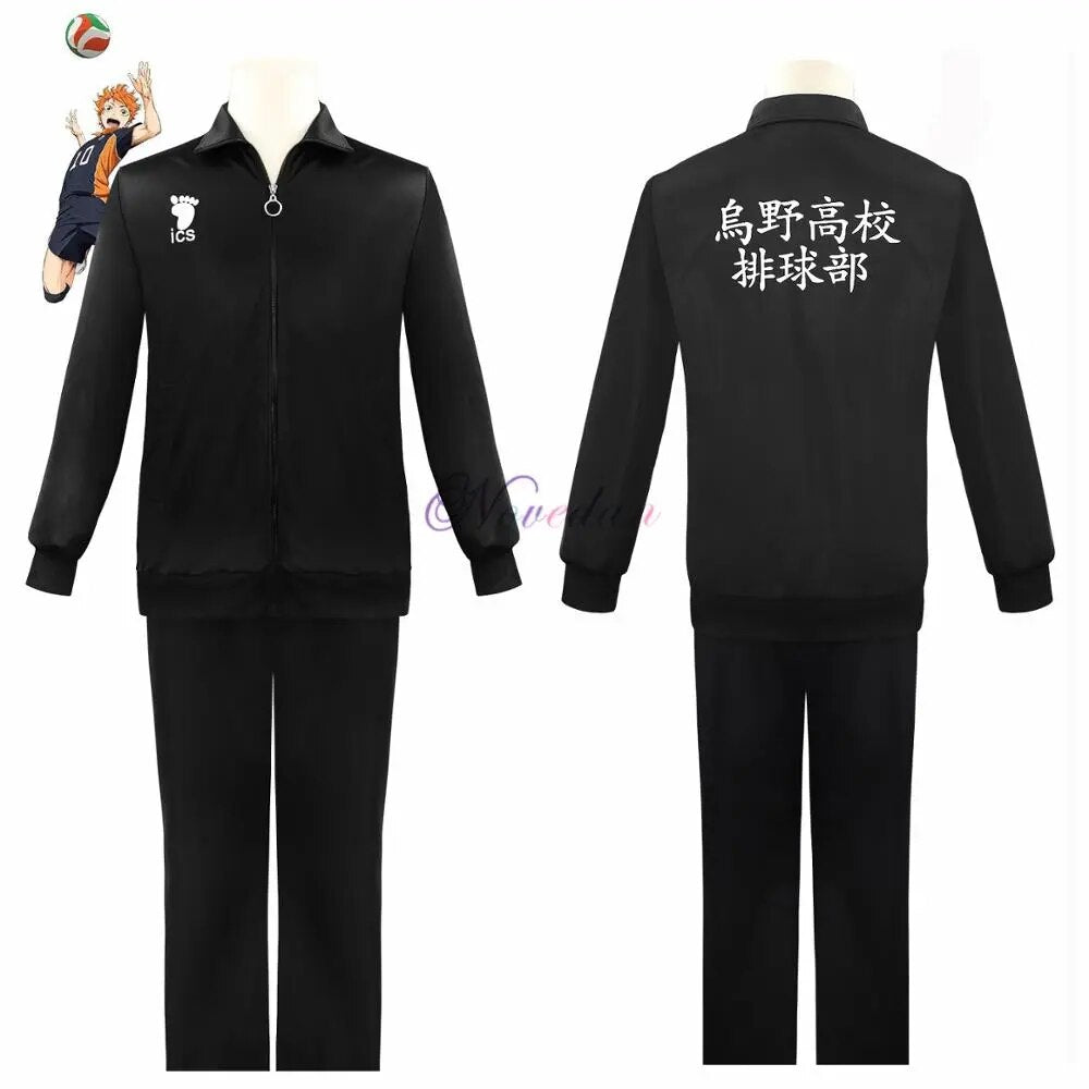 Haikyuu Anime Volleyball Cosplay Jacket School Uniforms