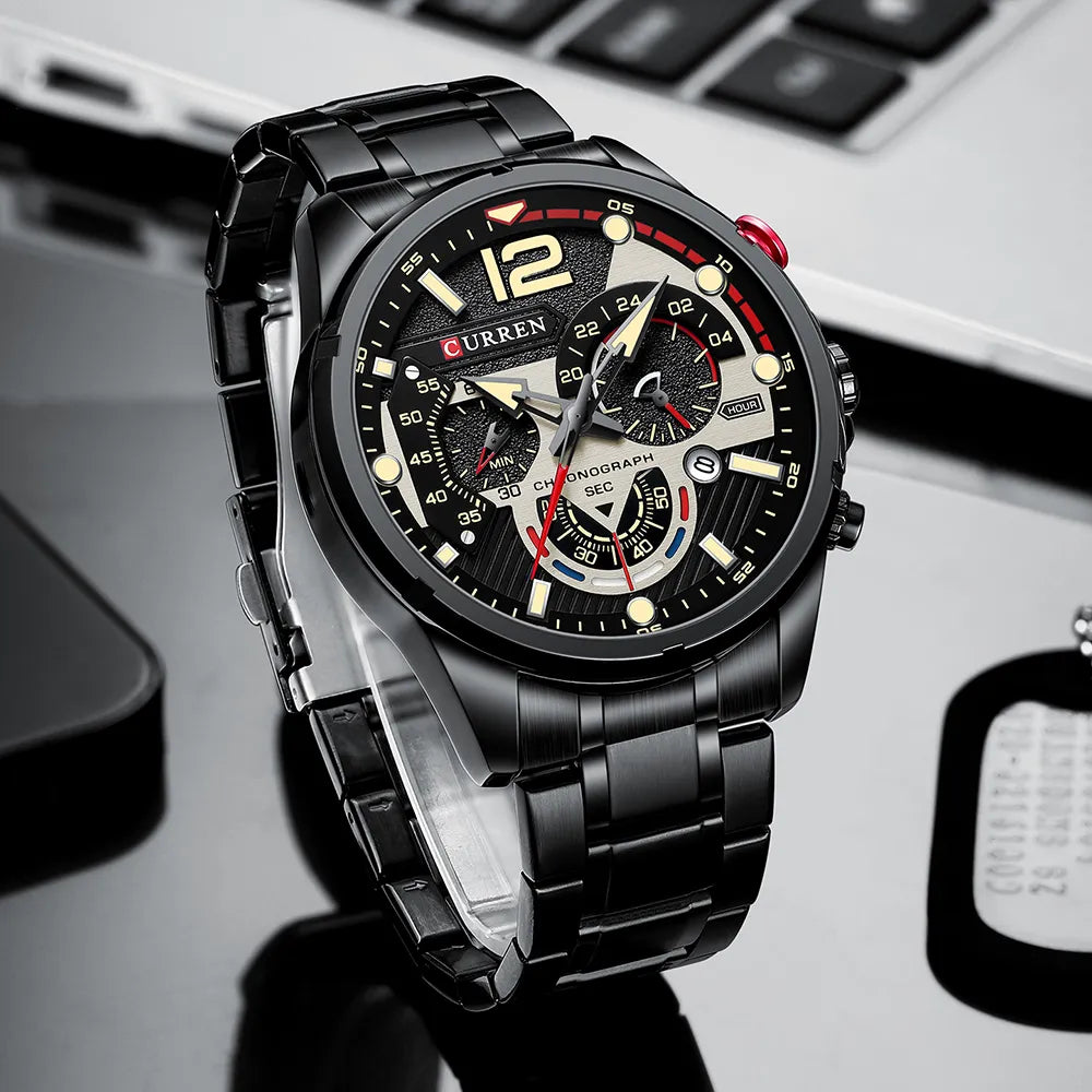 Sport Quartz Chronograph Wristwatches