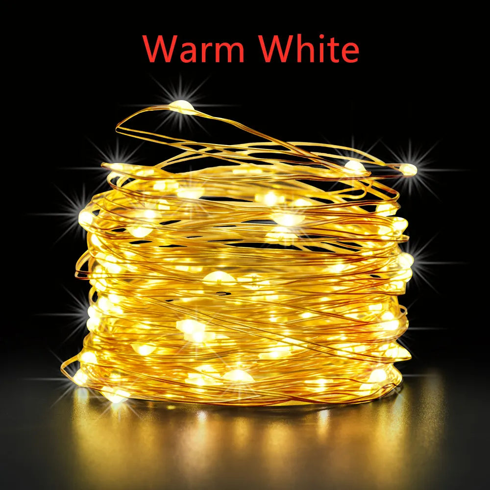 Waterproof Solar Fairy Lights Versatile Holiday Garlands