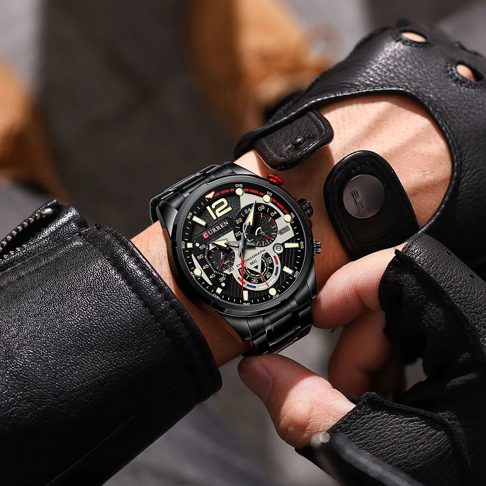 Sport Quartz Chronograph Wristwatches