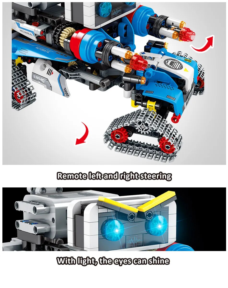 Rc Robot Transformation Car Building Blocks for Kids