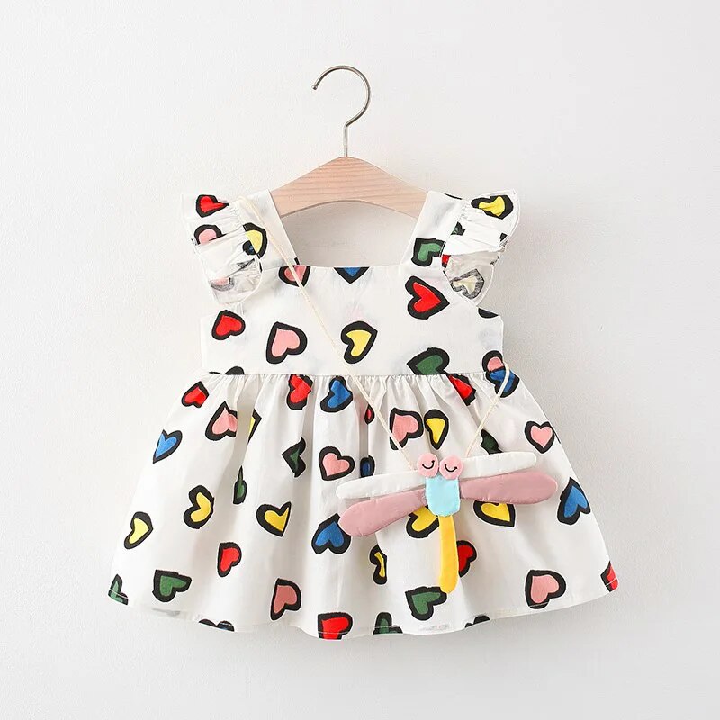Baby Girl Summer Clothes Birthday Love Dresses