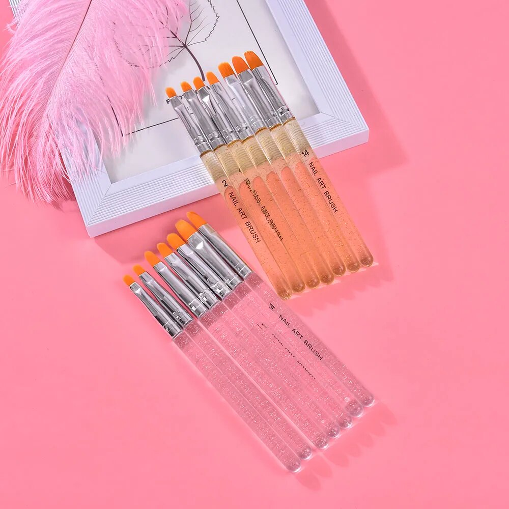 Nail Dotting Gel Liner Polish Brush Set