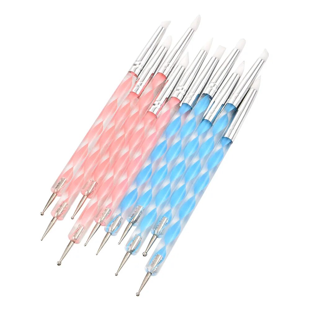 Nail Dotting Gel Liner Polish Brush Set