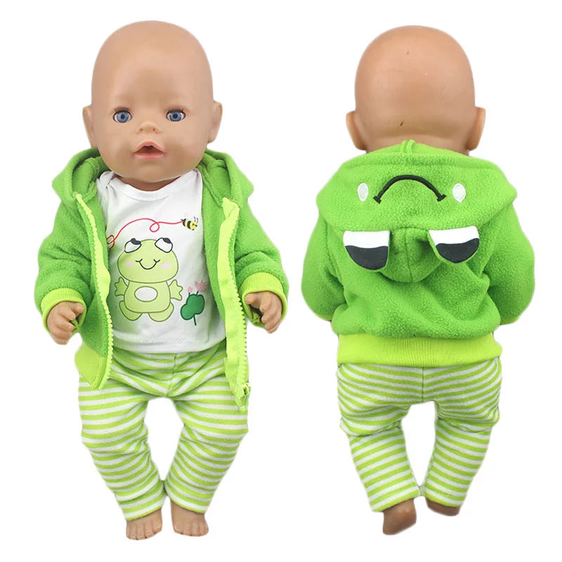 New Cute Frog Suits Baby Doll