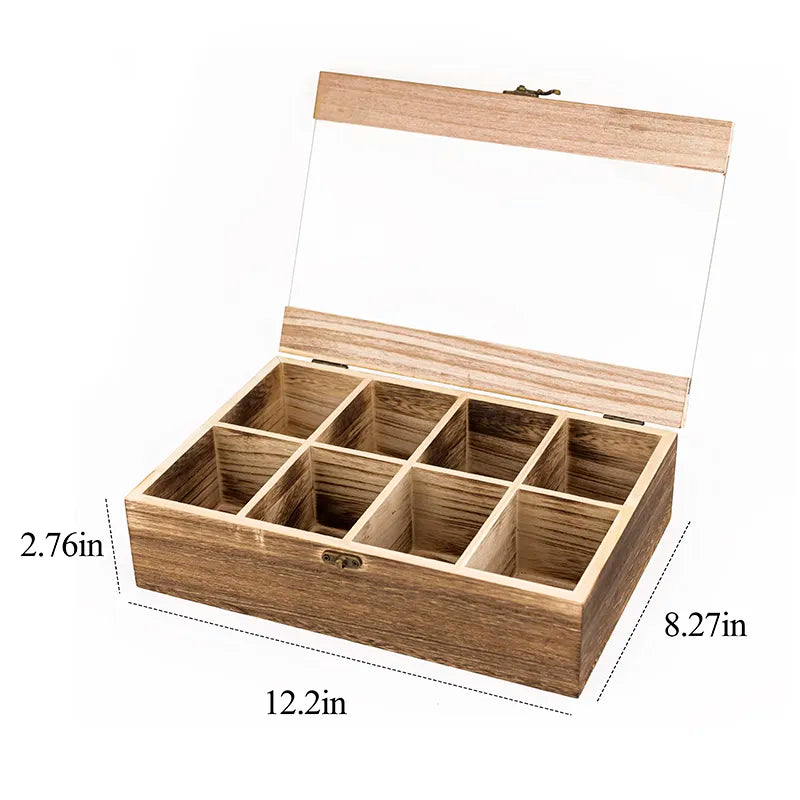 Wood Wrist Watch Display Box Organizer