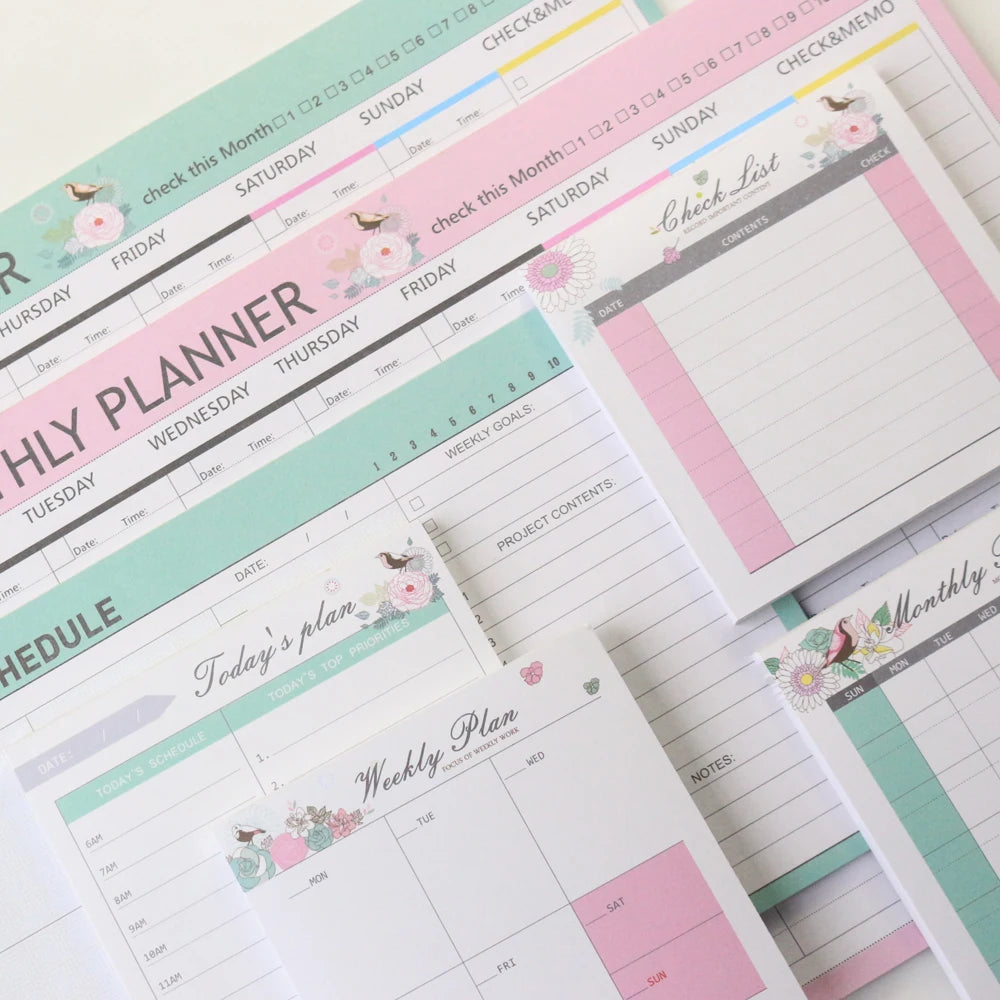 Planner List Memo Pad/Note Pad