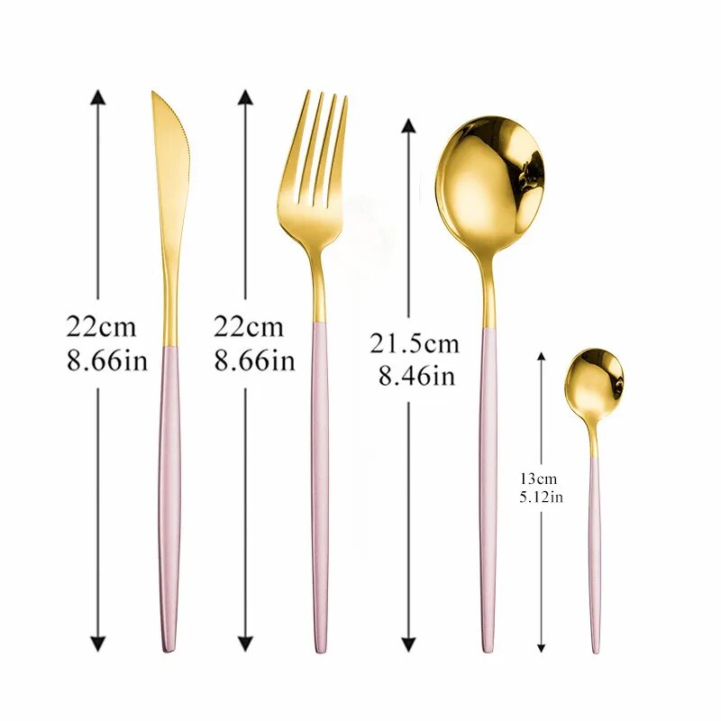 KitchenTableware Sets Fork Spoon Stainless Steel