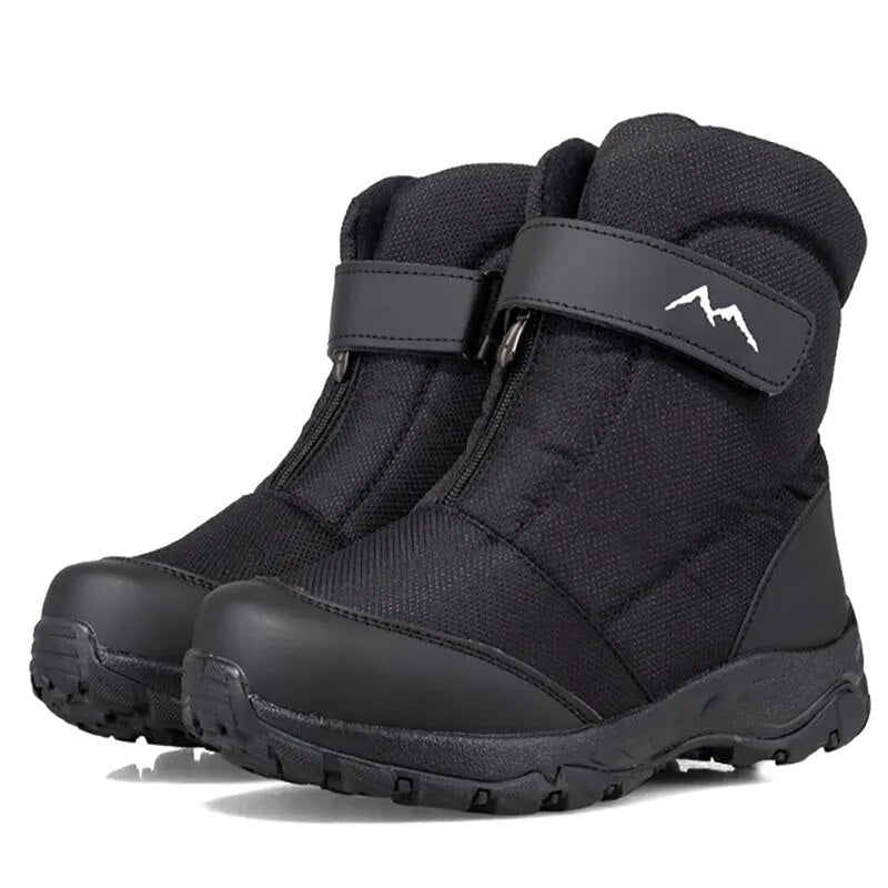 Male Plus Velvet Warm Couple Snow Boots