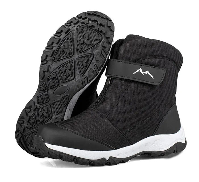 Male Plus Velvet Warm Couple Snow Boots