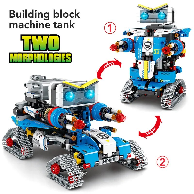 Rc Robot Transformation Car Building Blocks for Kids