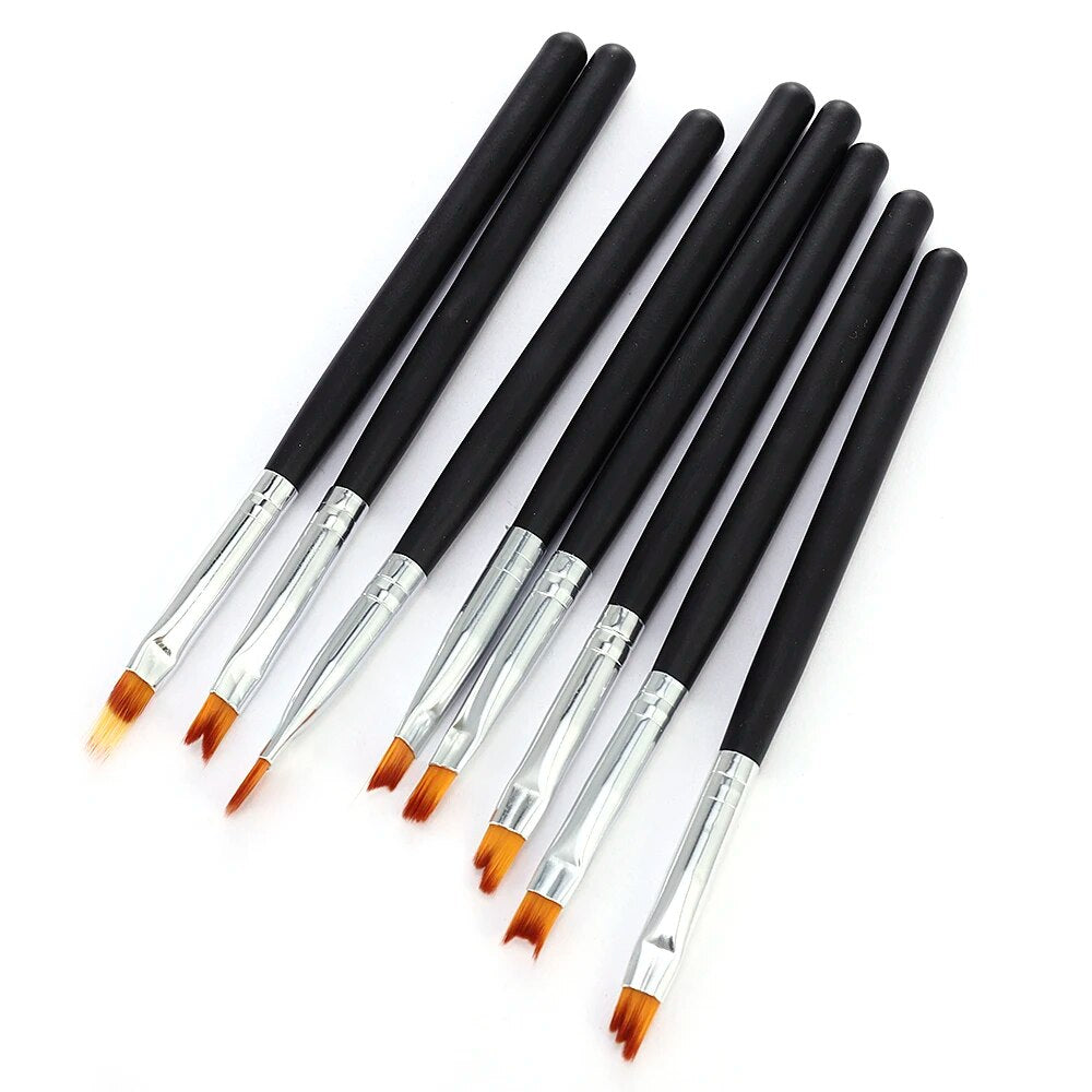 Nail Dotting Gel Liner Polish Brush Set