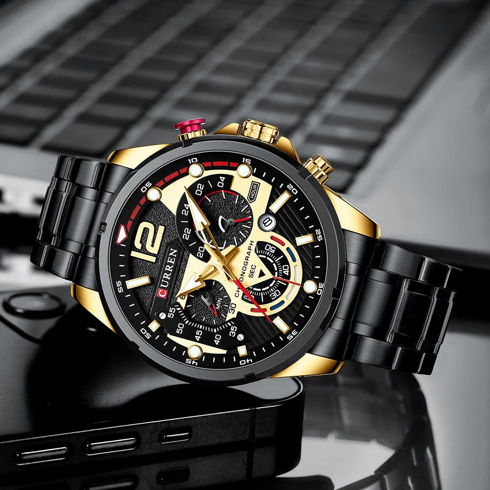 Sport Quartz Chronograph Wristwatches