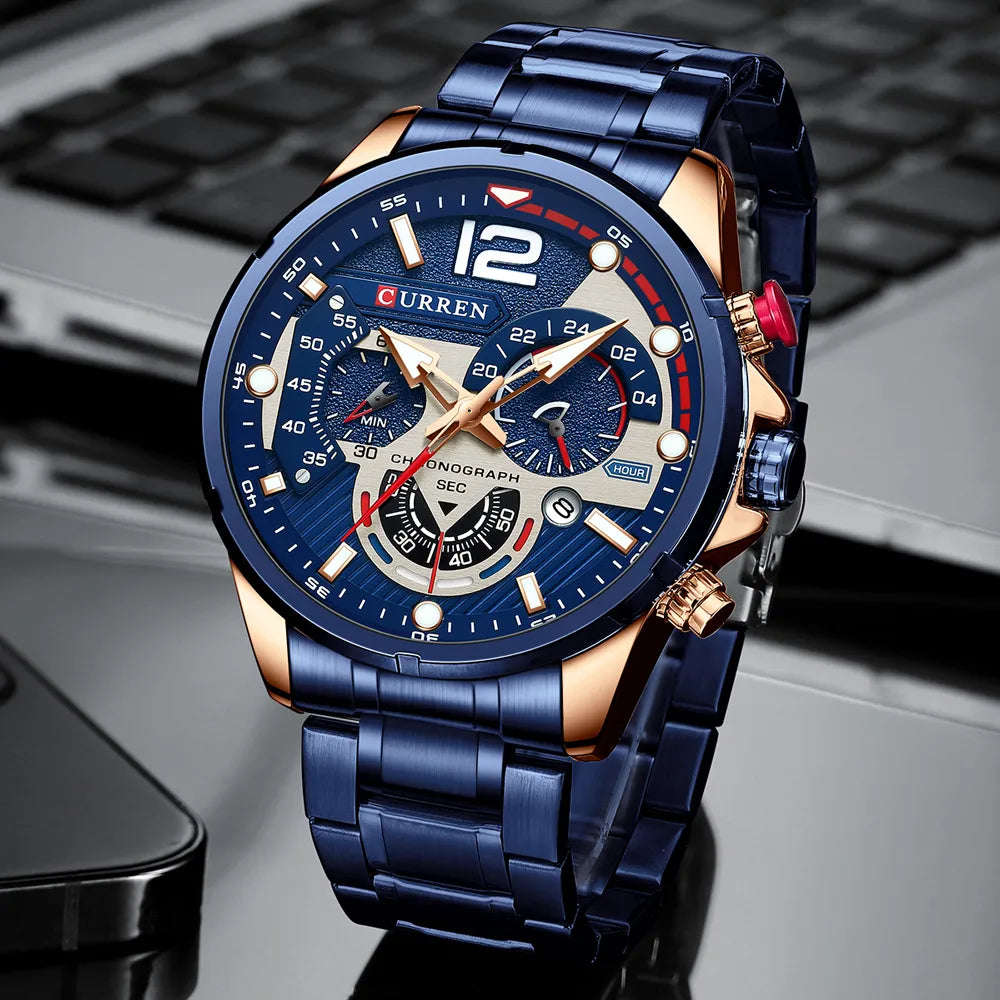 Sport Quartz Chronograph Wristwatches
