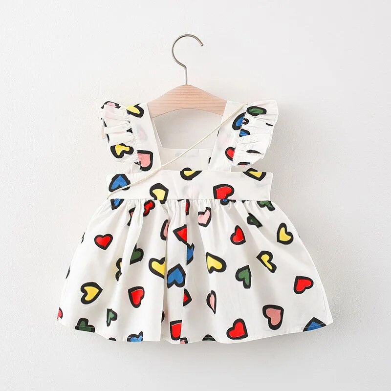 Baby Girl Summer Clothes Birthday Love Dresses