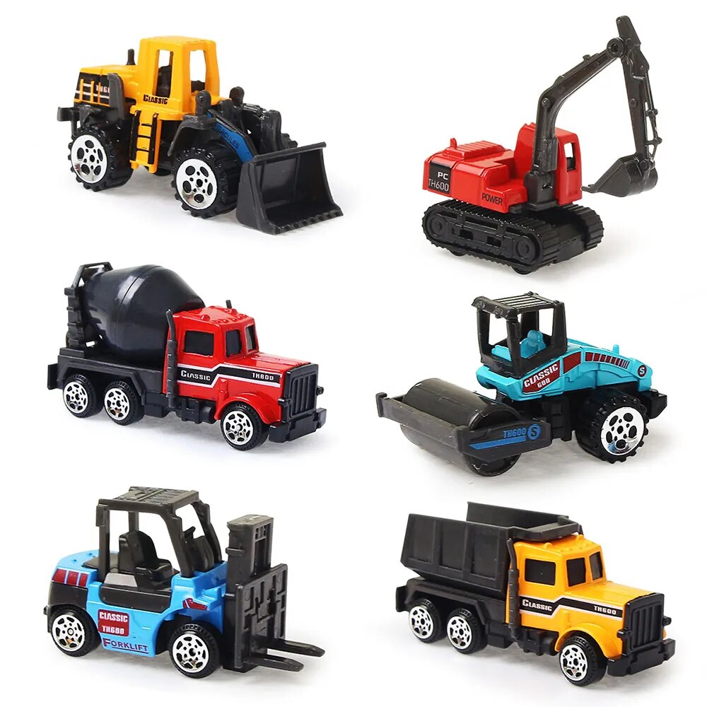 Mini Construction Vehicle Diecast Toy Set for All Ages