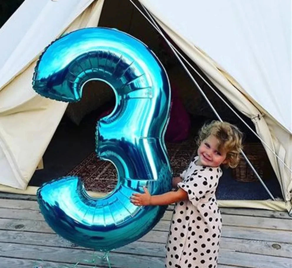 Giant Size  Number Foil Balloons