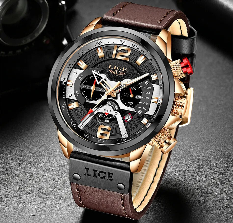 Top Brand Men's Waterproof Chronograph Sports Watch