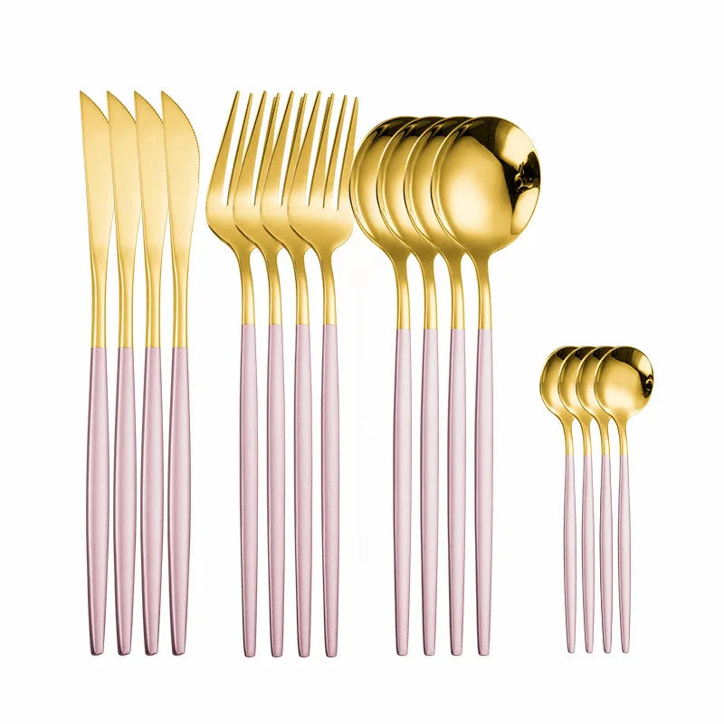 KitchenTableware Sets Fork Spoon Stainless Steel