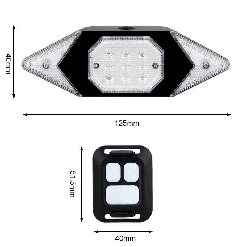 Smart Bike Light Wireless Remote Control