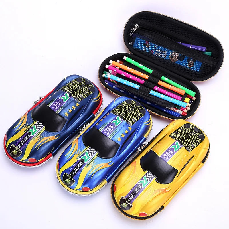 3D Racing Car Pencil Cases