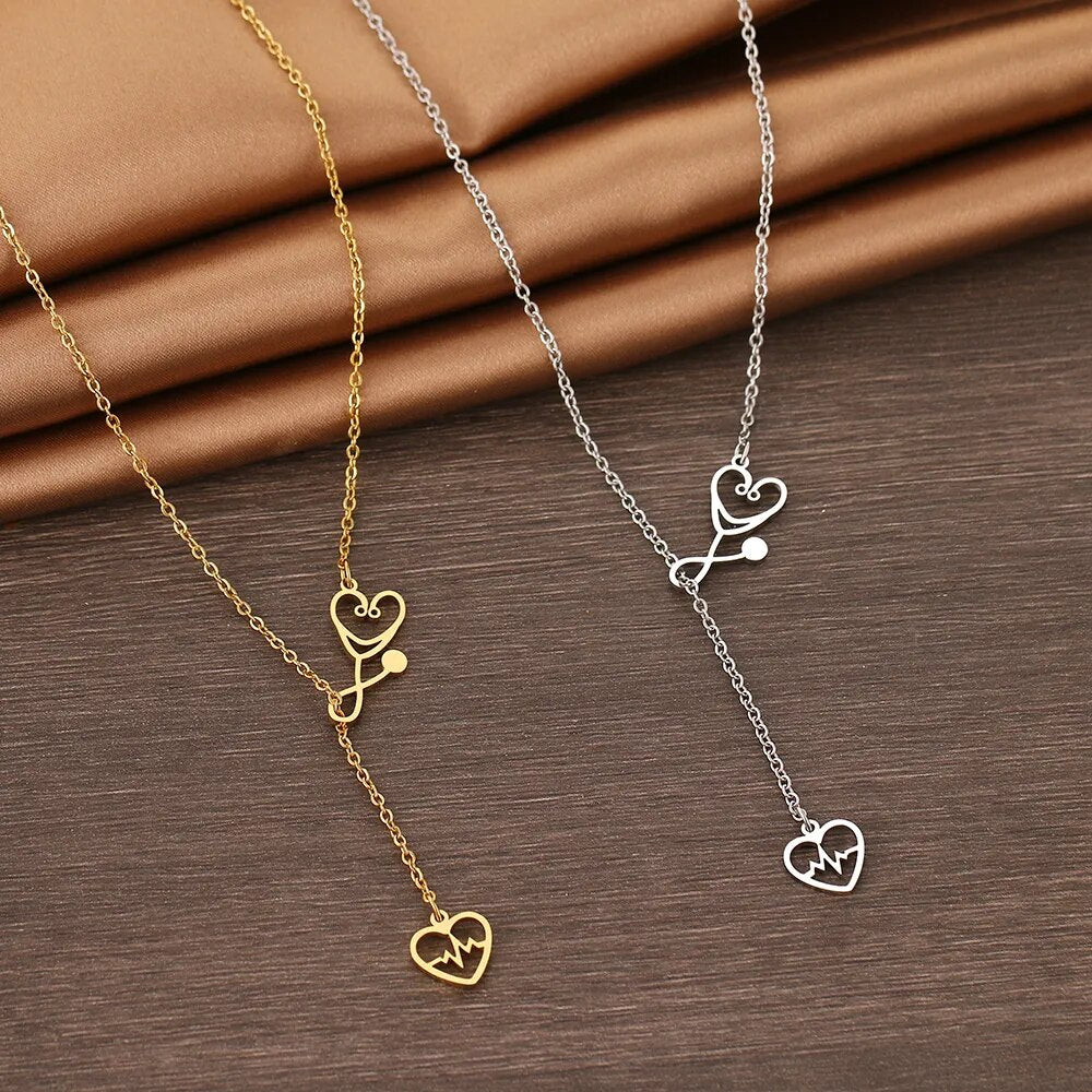 Stainless Steel Pendant Chain Necklaces