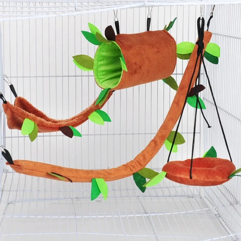 Cute Plush Cotton Hamster Hammock