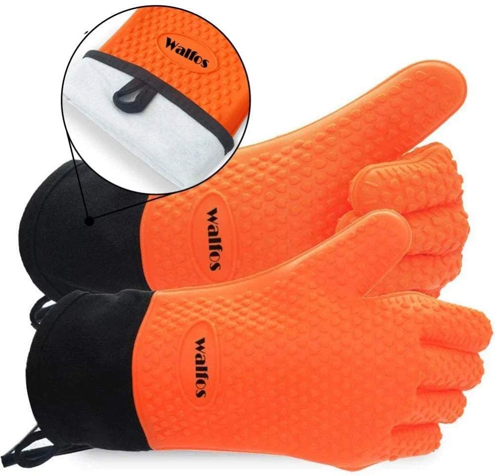 BBQ Grill Heat Resistant Cooking Gloves