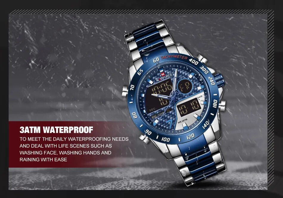 Steel Strap Male Watches