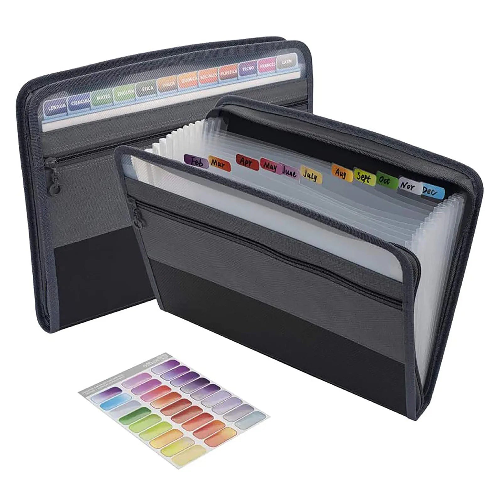 A4 Expanding File Folder with Sticky Labels