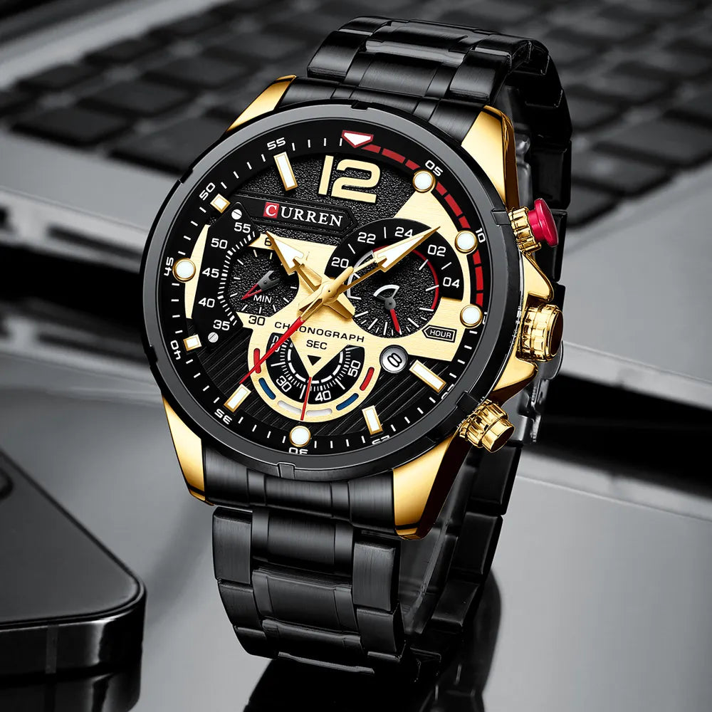 Sport Quartz Chronograph Wristwatches