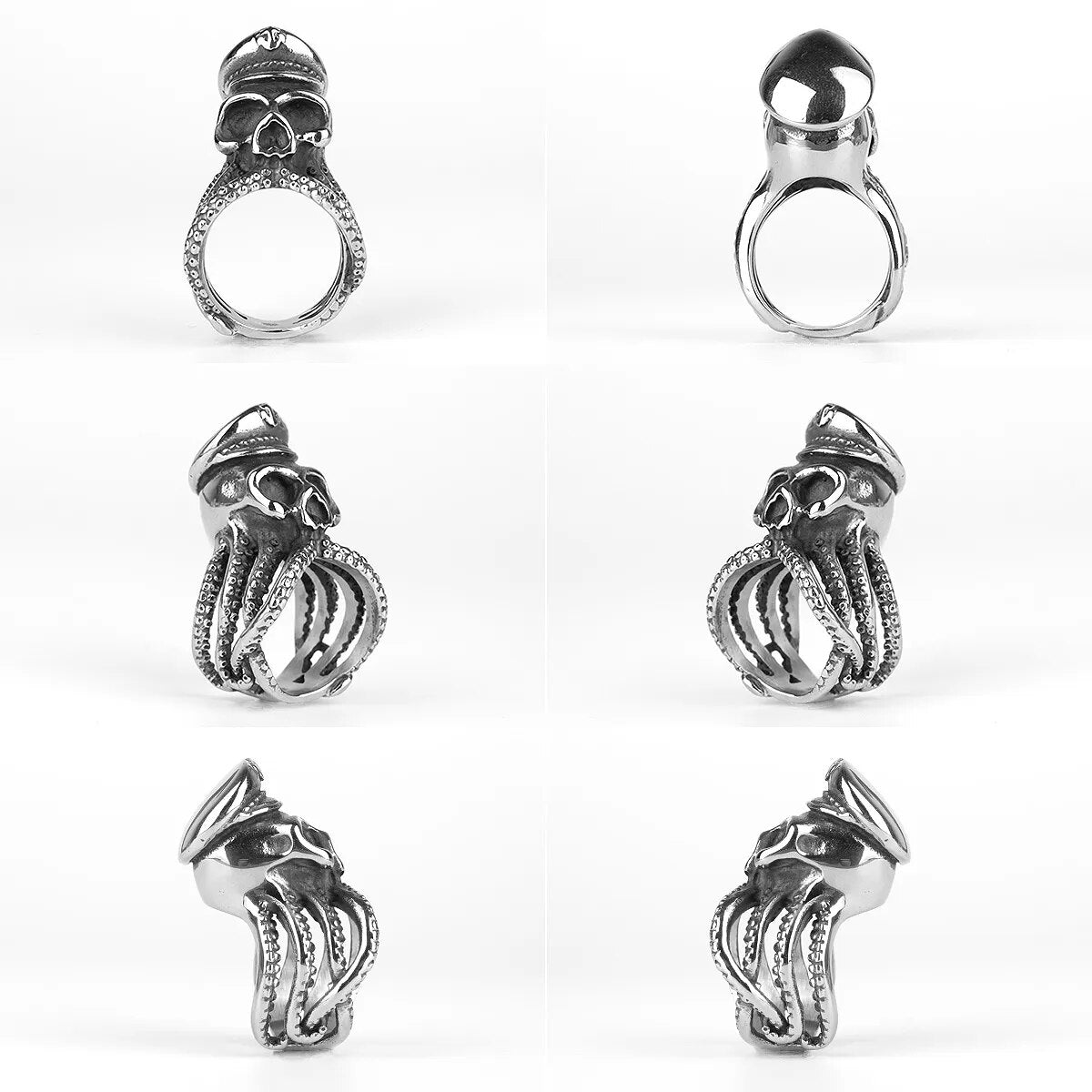 Eagle Dog Dragon Bird Snake Punk Hip Hop Trendy Rings