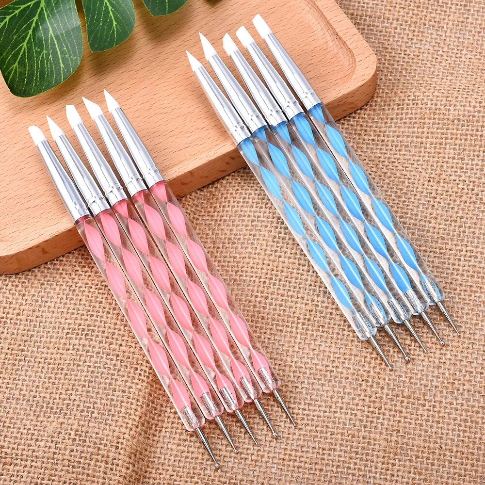 Nail Dotting Gel Liner Polish Brush Set