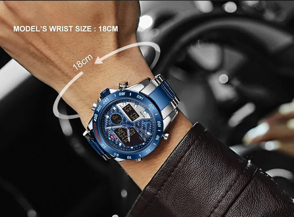 Steel Strap Male Watches