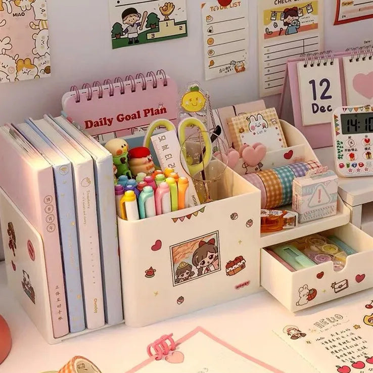 Pen Holder Books Stand