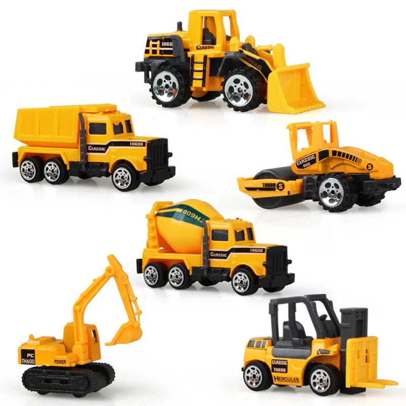 Mini Construction Vehicle Diecast Toy Set for All Ages