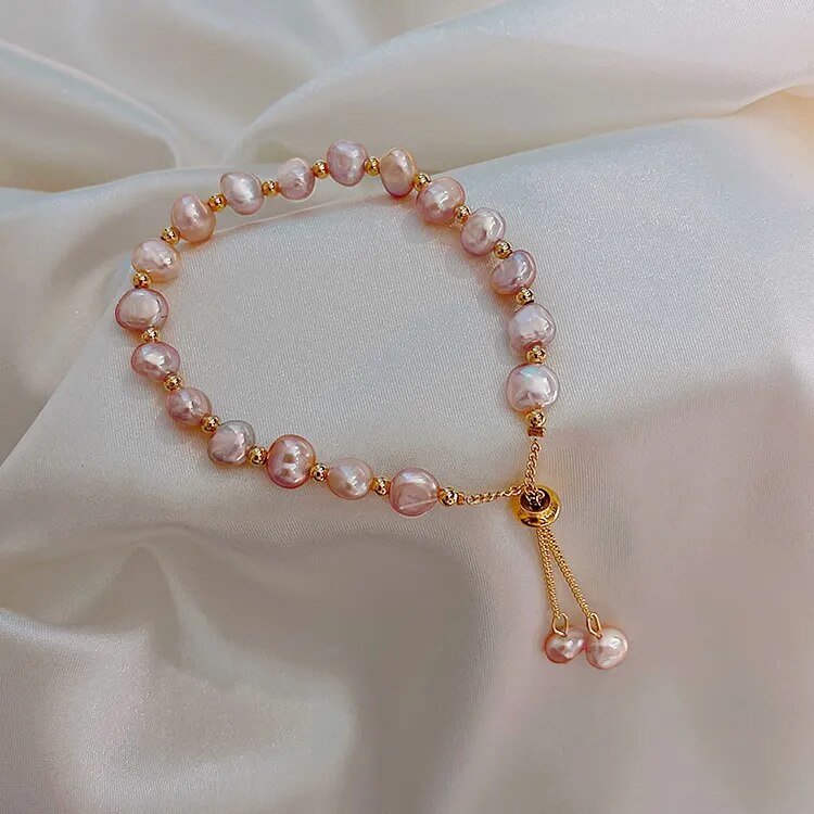 Baroque Natural Pearl Temperament Bracelet