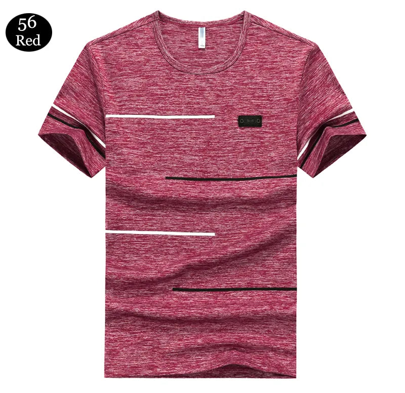 Summer Fitness Tee: Quick Dry for Plus Size Men