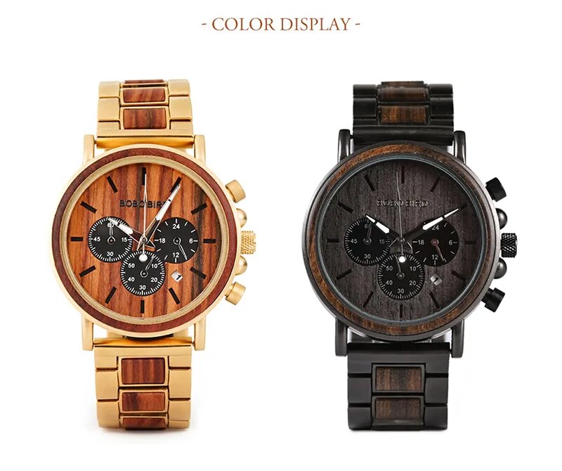 Luxury Chronograph Date Display Stop Watches