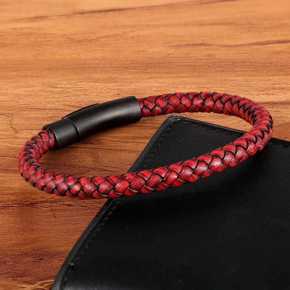 Classic Style Leather Bracelet