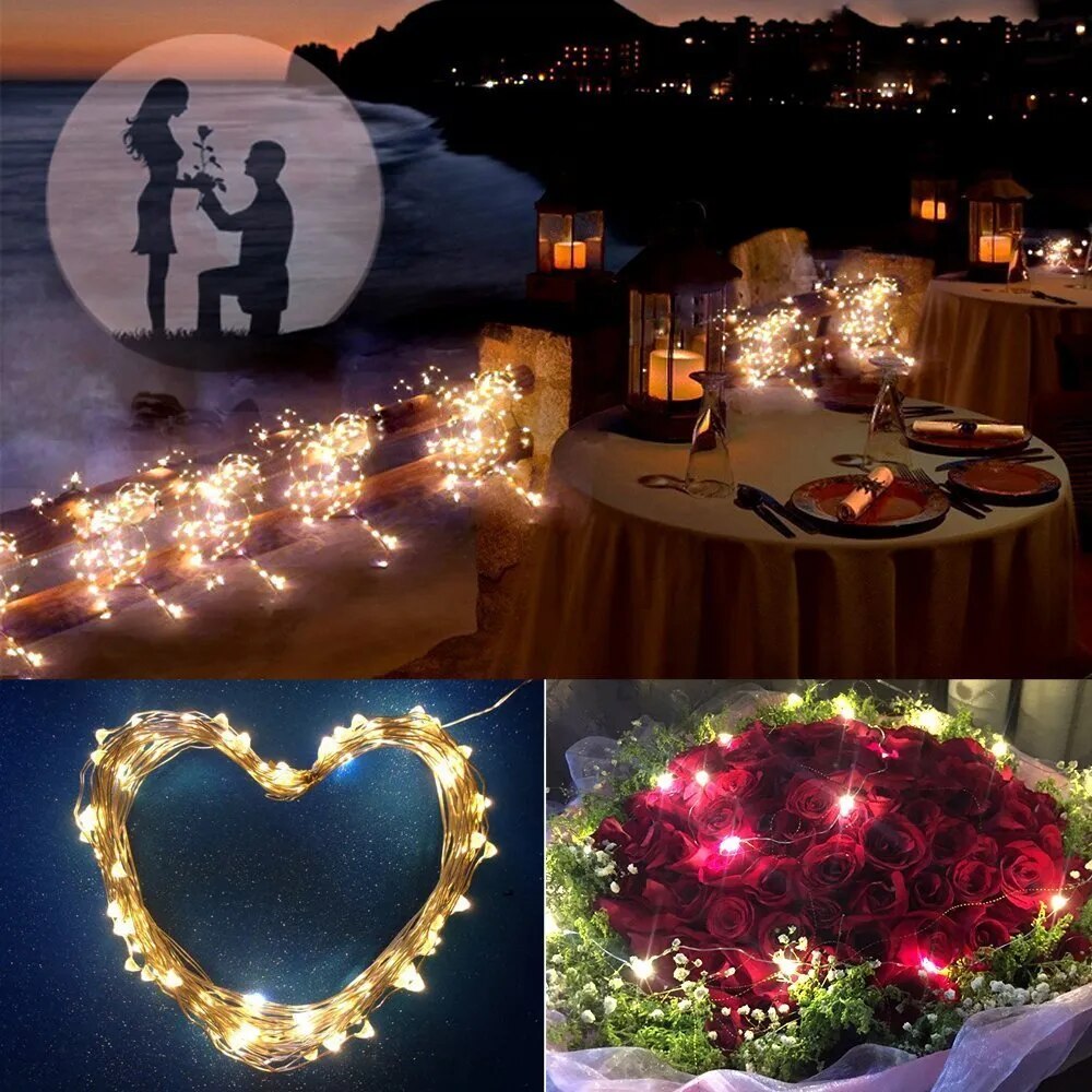 Waterproof Solar Fairy Lights Versatile Holiday Garlands