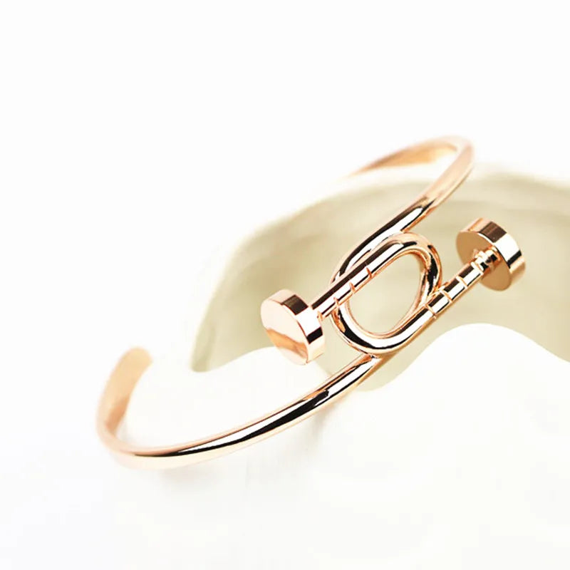 Exaggerated Personality Open Bangle Bracelet