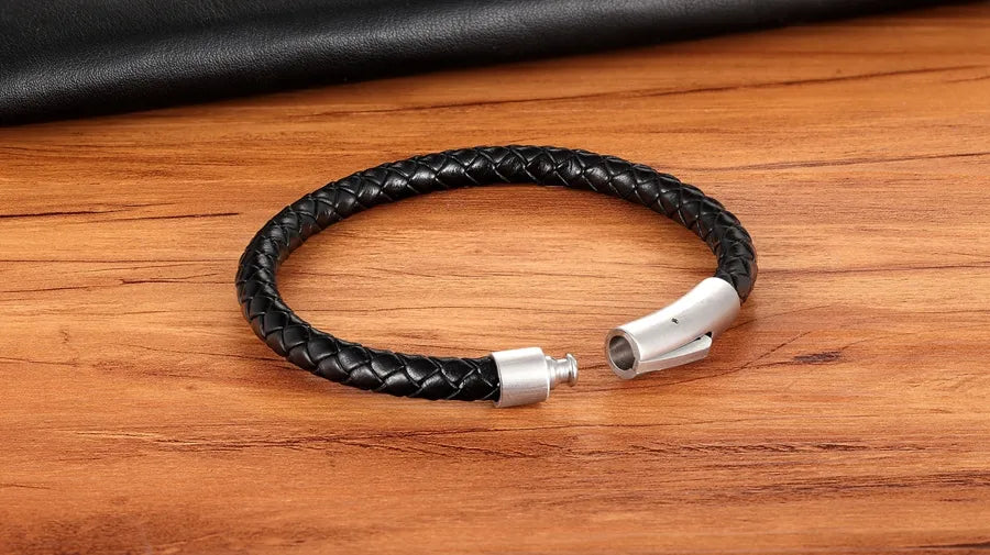 Classic Style Leather Bracelet