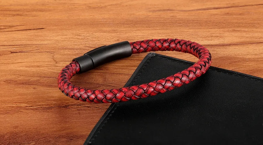 Classic Style Leather Bracelet