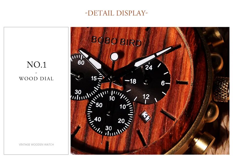 Luxury Chronograph Date Display Stop Watches