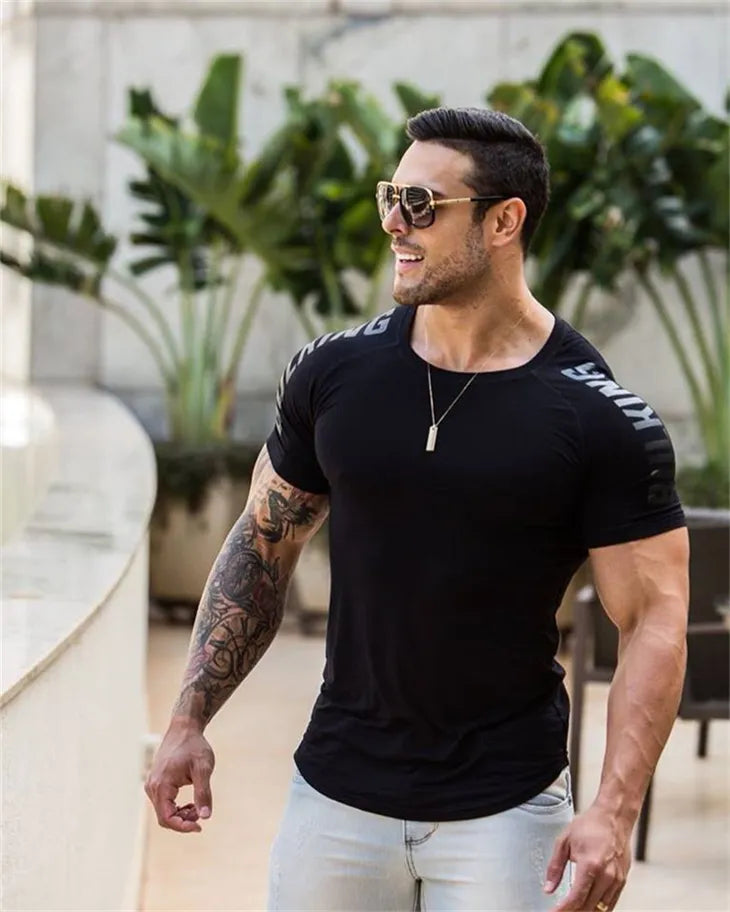 Bodybuilding and Fitness Short Sleeve T-shirt